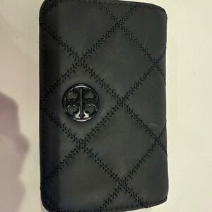 Tory Burch Black Quilted Bifold Wallet